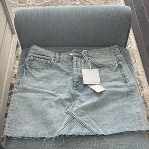 Pistola Light Blue Denim Mini Skirt